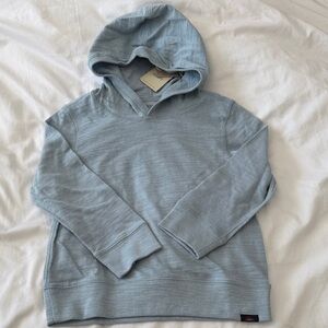 Faherty Kids Light Blue Long Sleeve Hoodie